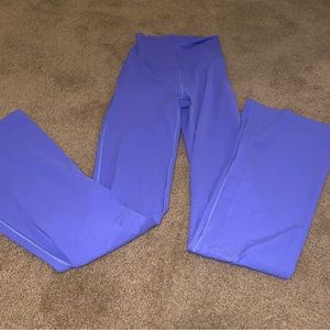 purple lululemon flare leggings